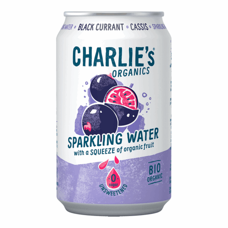 Charlie's organic sparkling cassis bio (12x 33cl)