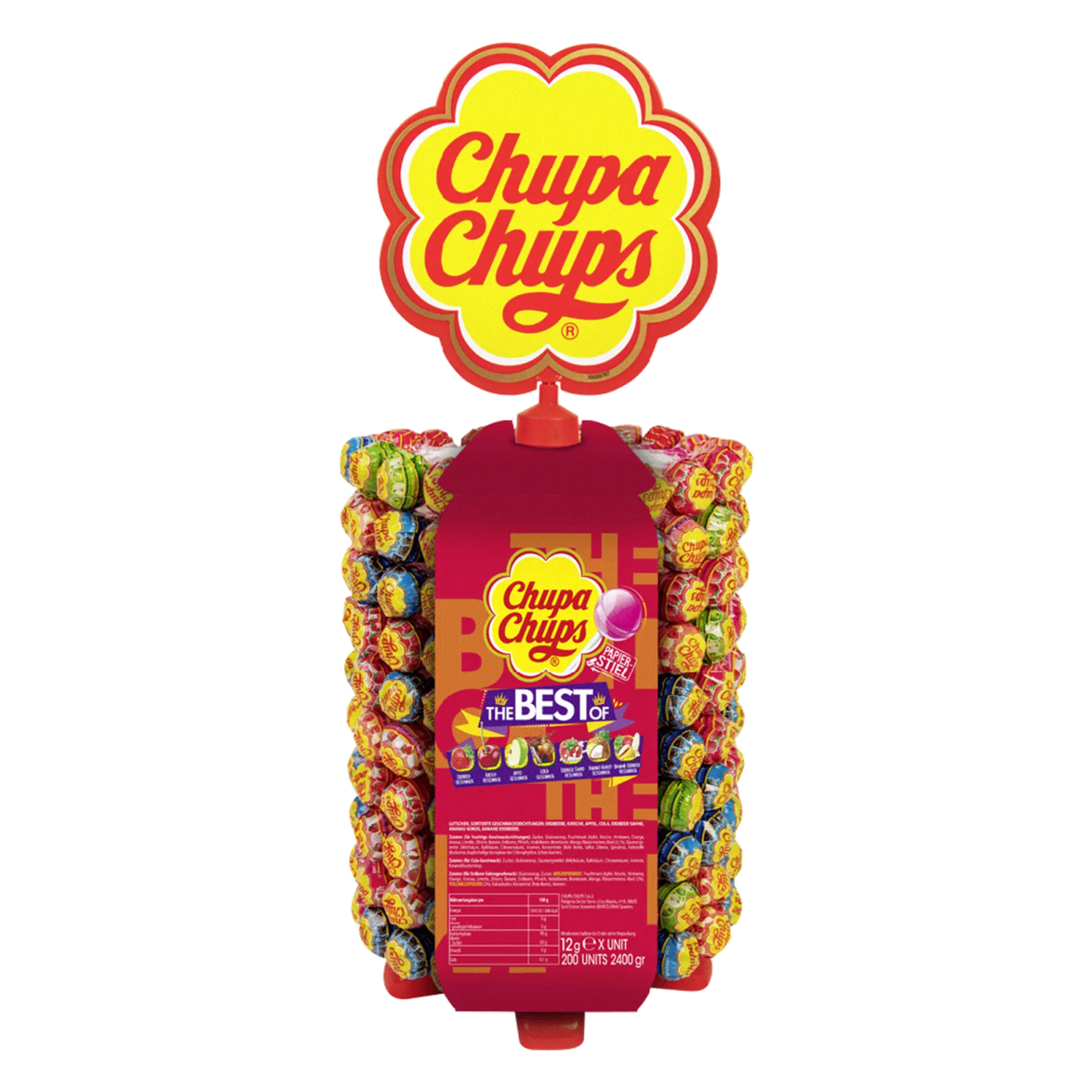 Chupa chups slikkepindshjul display (200 stykker) (kopi)