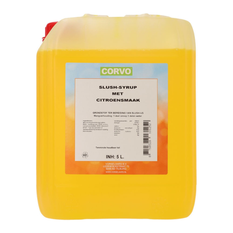 Corvo slush siroop citroen (5 liter)
