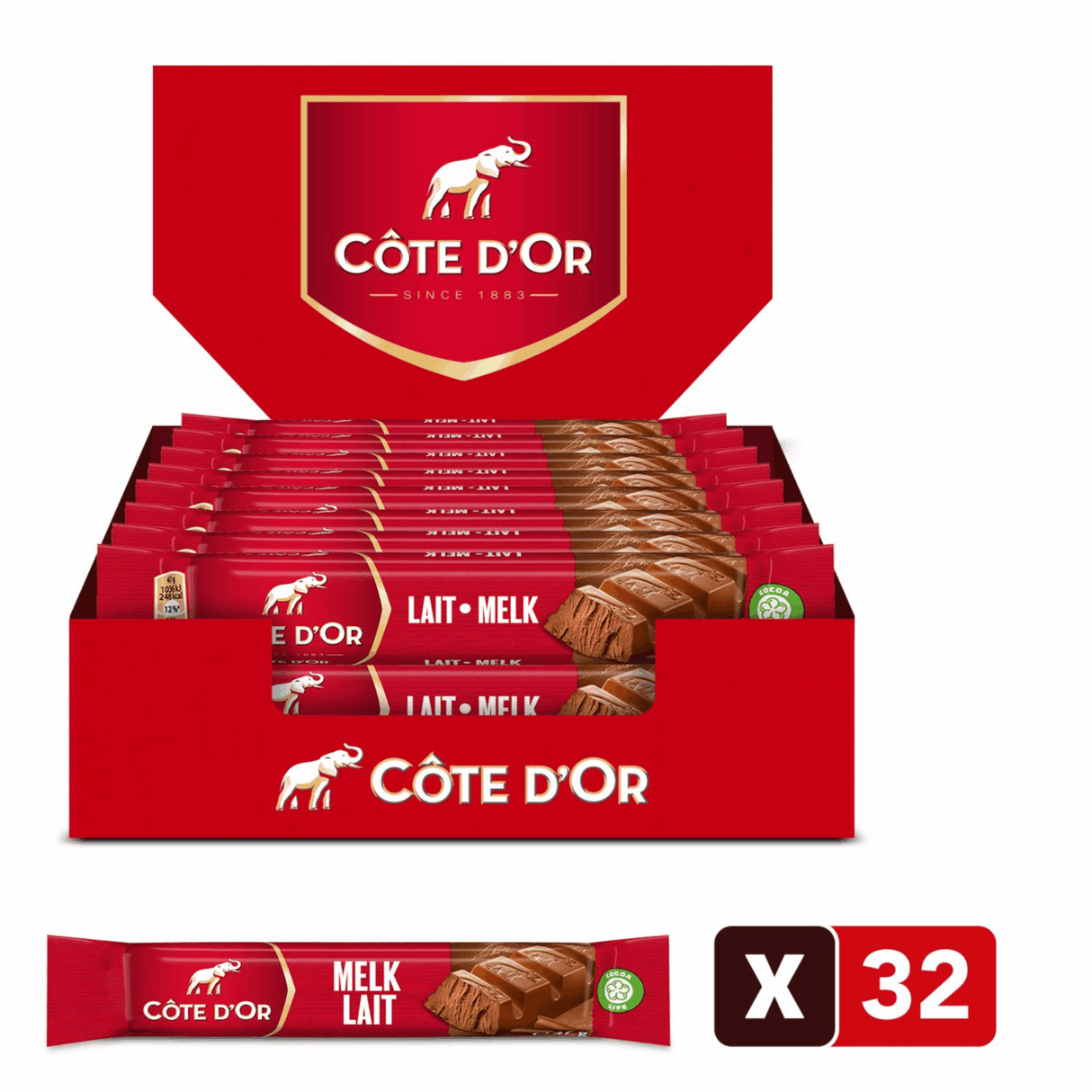Cote d'or mælkebar (32x 47gr)