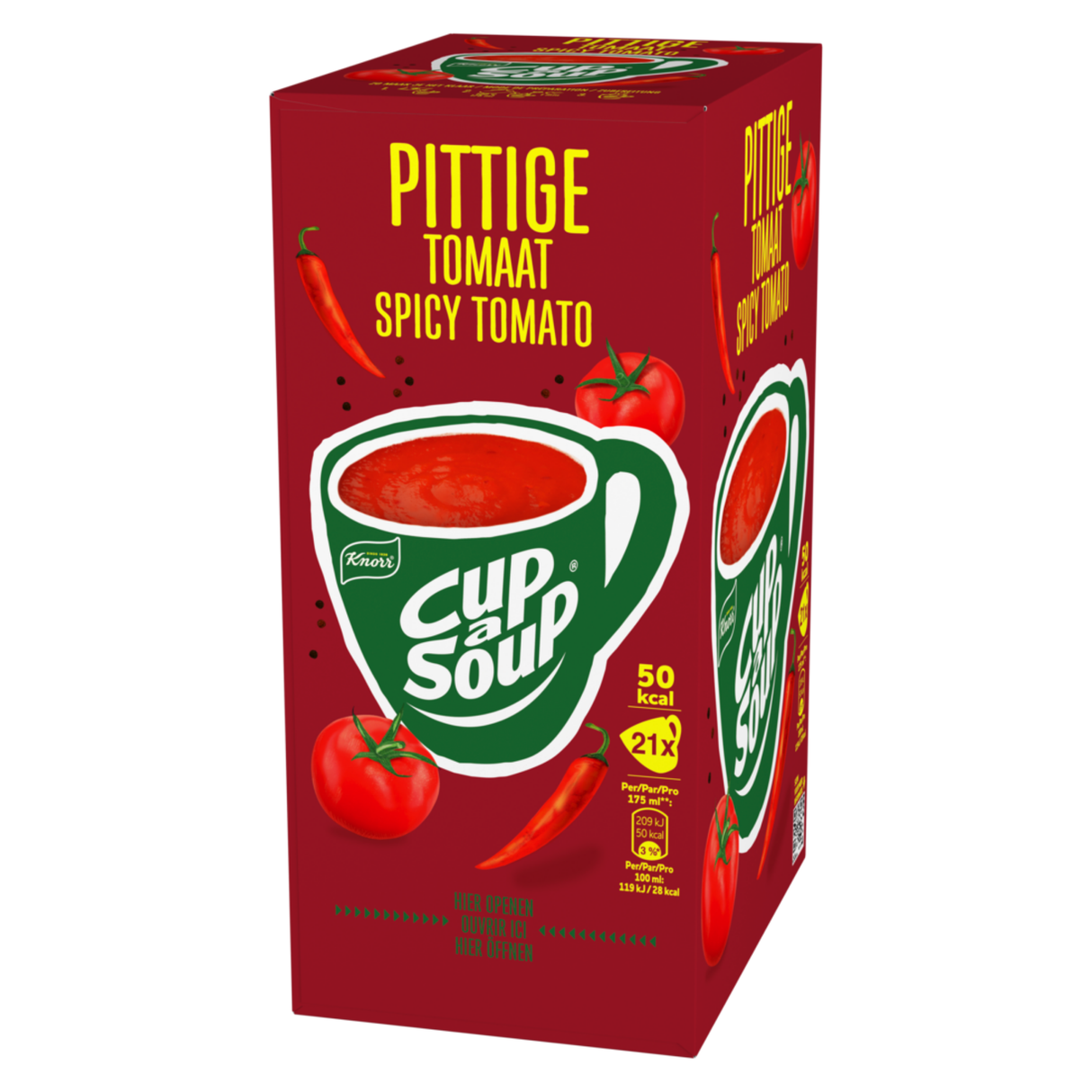 Cup-a-suppe knorr krydret tomat (21x 175 ml)