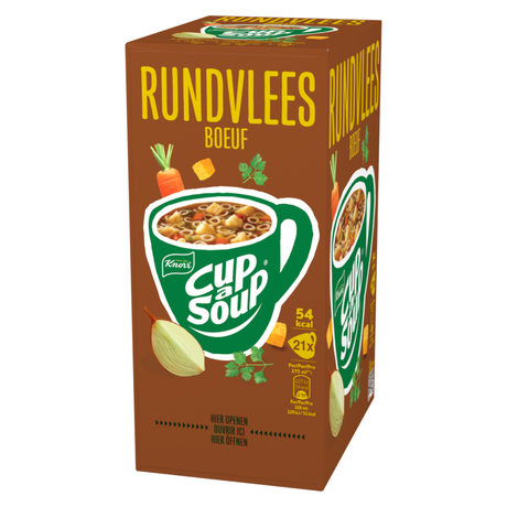 Knorr kop-a-suppe oksekød (21x 175 ml)