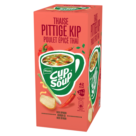 Knorr cup-a-suppe thailandsk krydret kylling (21x 175 ml)