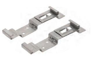 Tirex kentekenplaathouder rvs set á 2st