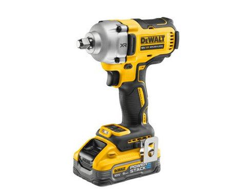 Dewalt dcf891h2t-qw | 18v xr børsteløs 1 2 slagnøgle friktionsring forbindelse | 2x 5.0ah power stack batteri i tstak etui - dcf891h2t-qw