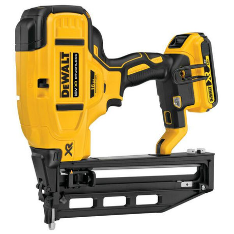 Dewalt dcn662d2 batteri efterbehandling sømpistol 16ga 18v xr 2.0ah i tstak