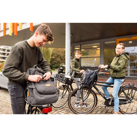 Steco Monkey-med bagagerrytter bredere med rem af sort