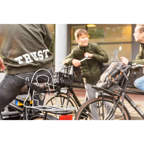 Steco Monkey-med bagagerrytter bredere med rem af sort