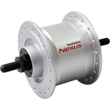 Shimano nav dynamo 36g solid aksel 6v 2,4w dhc3000 sølv