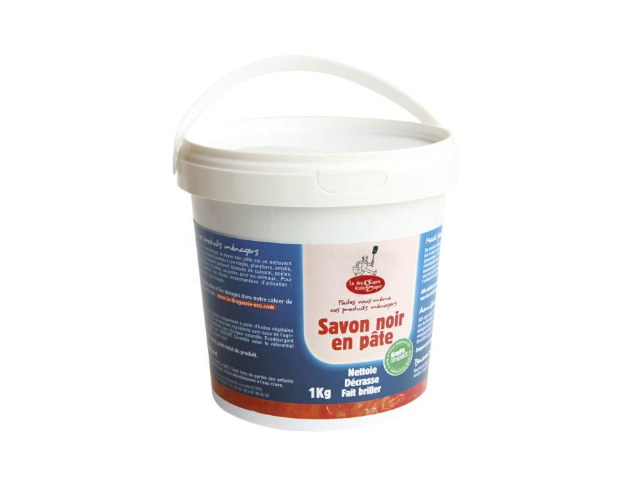 La droguerie écologique grøn sort sæbe - pasta - 1 kg
