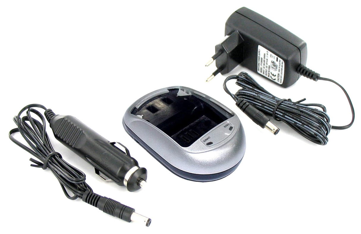 Yanec basestation batterioplader sølv