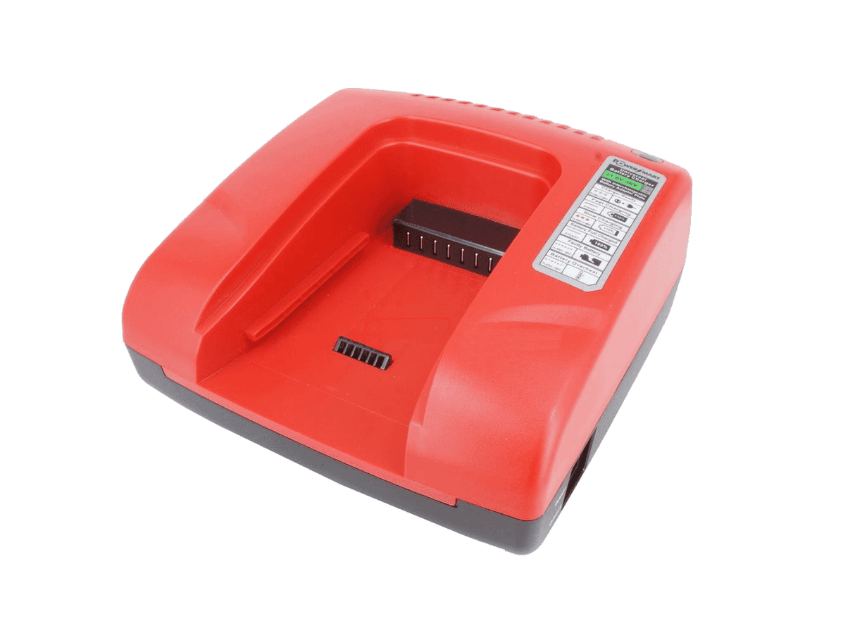 Værktøjsbatterioplader basestation 20-36v 2.1a - rød