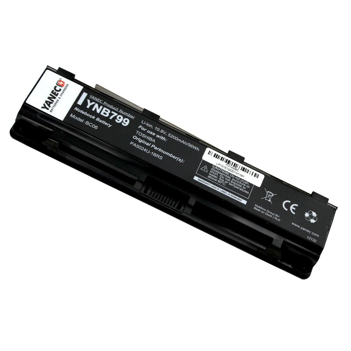 Yanec laptop batteri 5200mah