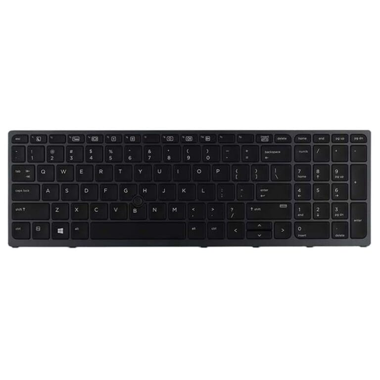 Hp bærbar tastatur azerty be + baggrundsbelysning
