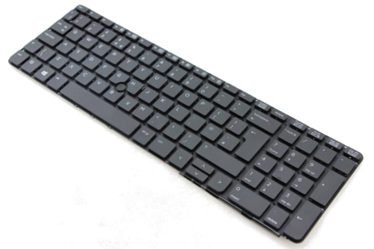 Hp bærbar tastatur qwertz den + baggrundsbelysning
