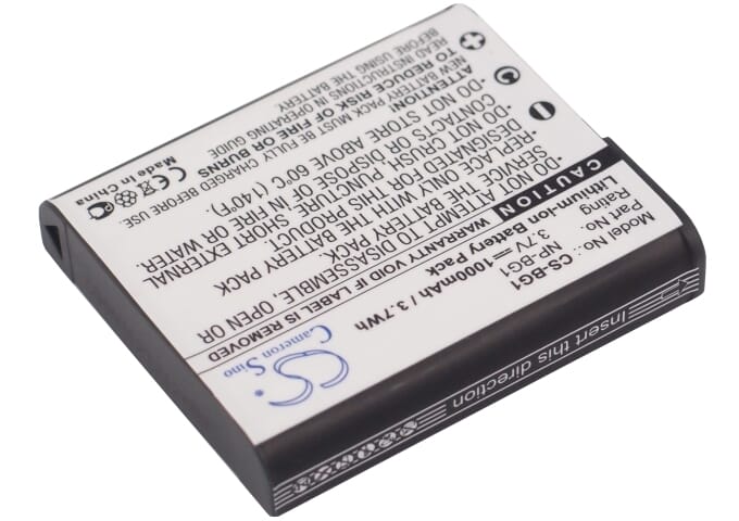 Digitalkamera batteri 3.7v 1000mah li-ion til sony