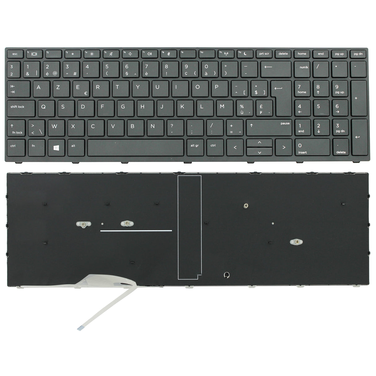 HP bærbar tastatur azerty være