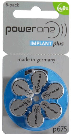 Imp powerone høreapparat lant 675 blister 6