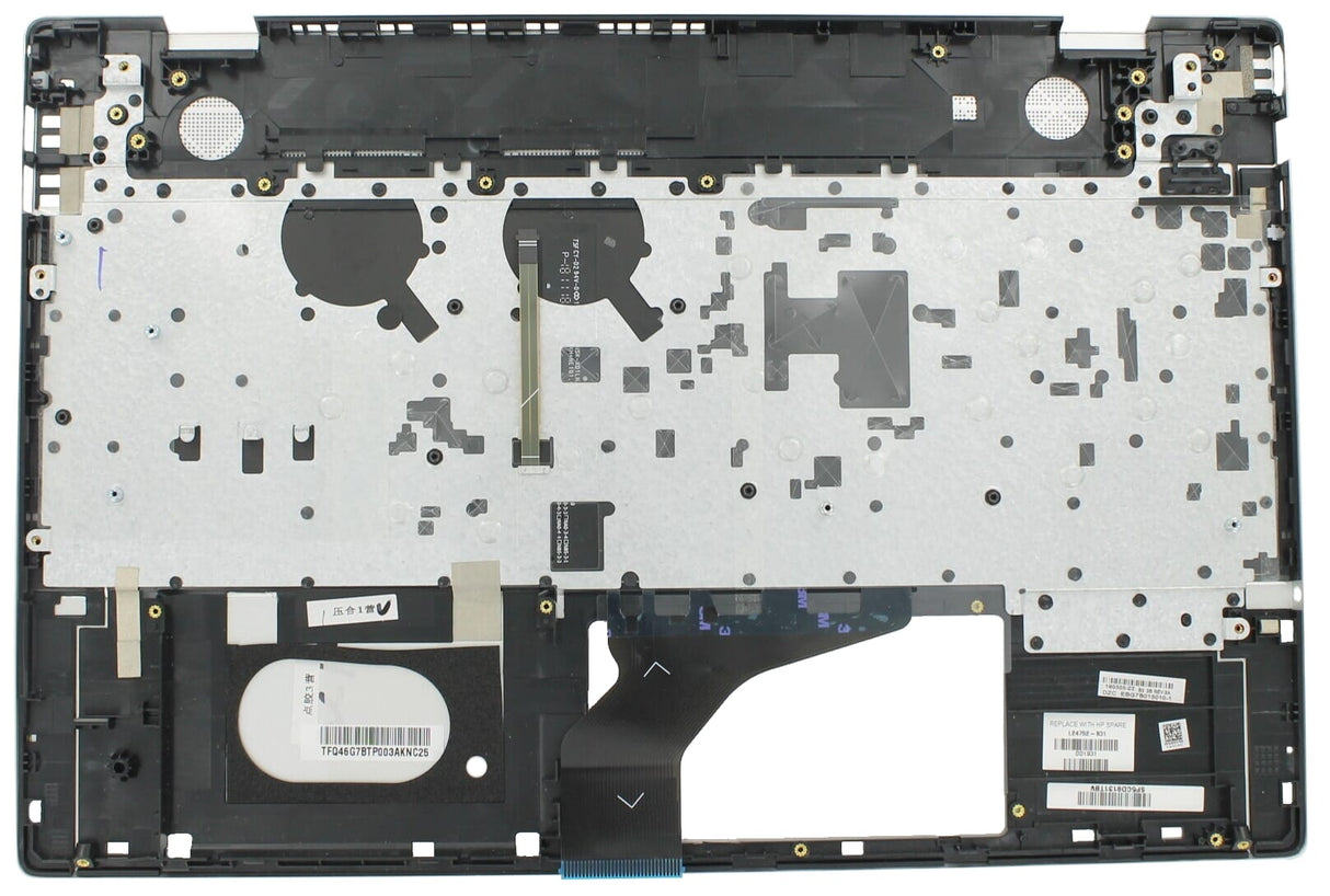 Ty HP Laptop Keyboard QWER US + Topcover, BL- Sølv