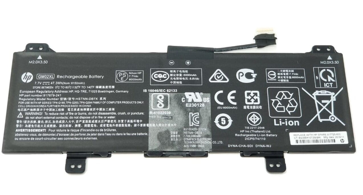 HP bærbar batteri 6150mAh