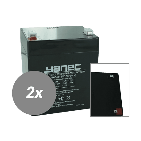 Yanec ups batteriudskiftningssæt rbc20 (ekskl. kabler)