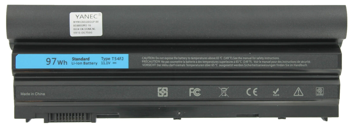 Yanec bærbar batteri udvidet 7800mAh 87Wh