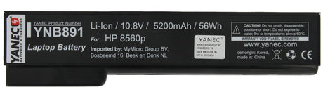 Yanec bærbar batteri 5200mAh