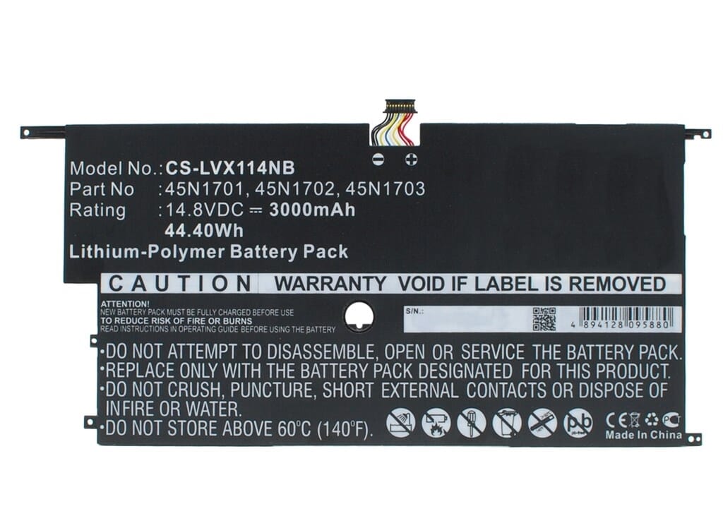Udskiftning af bærbar batteri 3000mAh