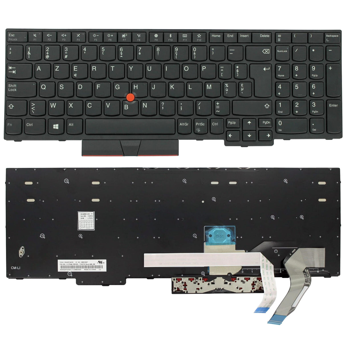 Lenovo bærbar tastatur azerty være