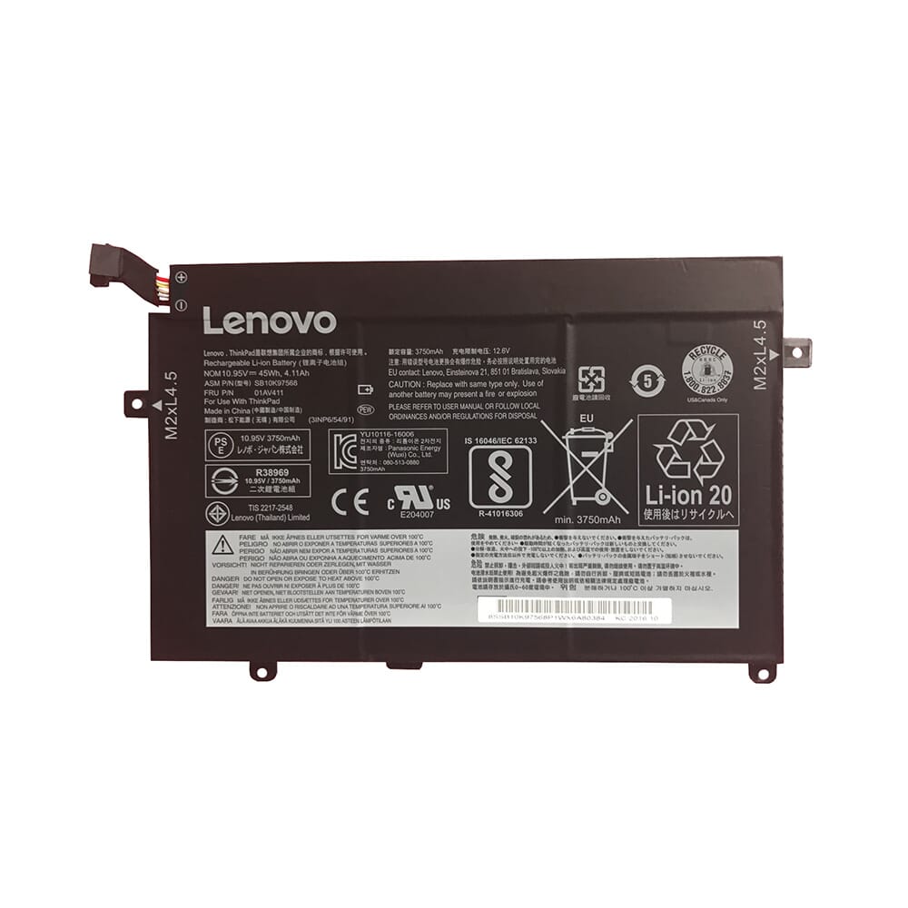Lenovo laptop batteri 3750 mah