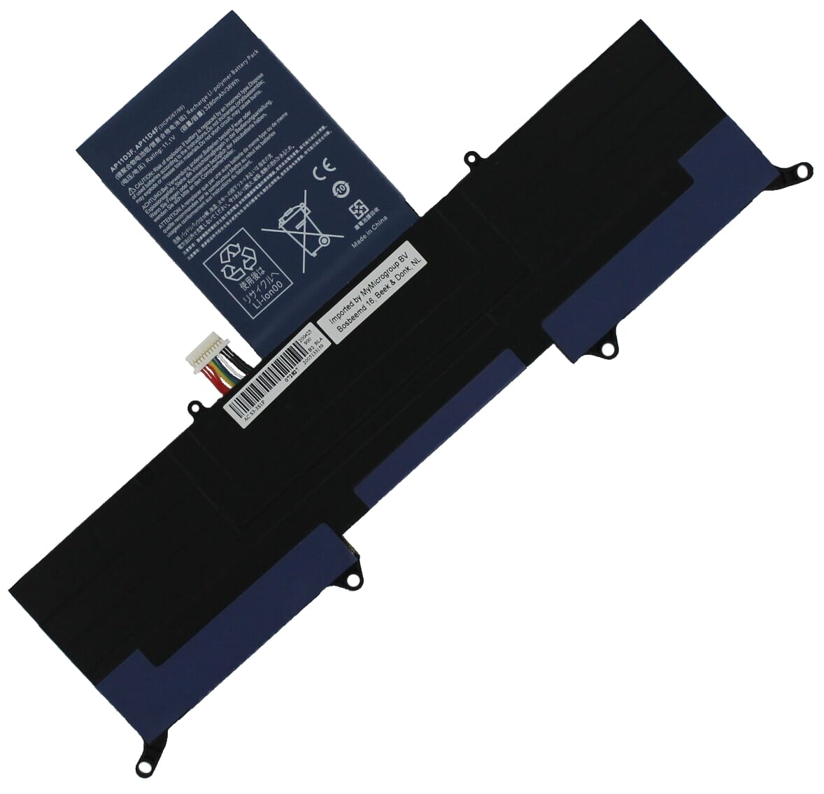 Udskiftning af bærbar batteri 3000mAh