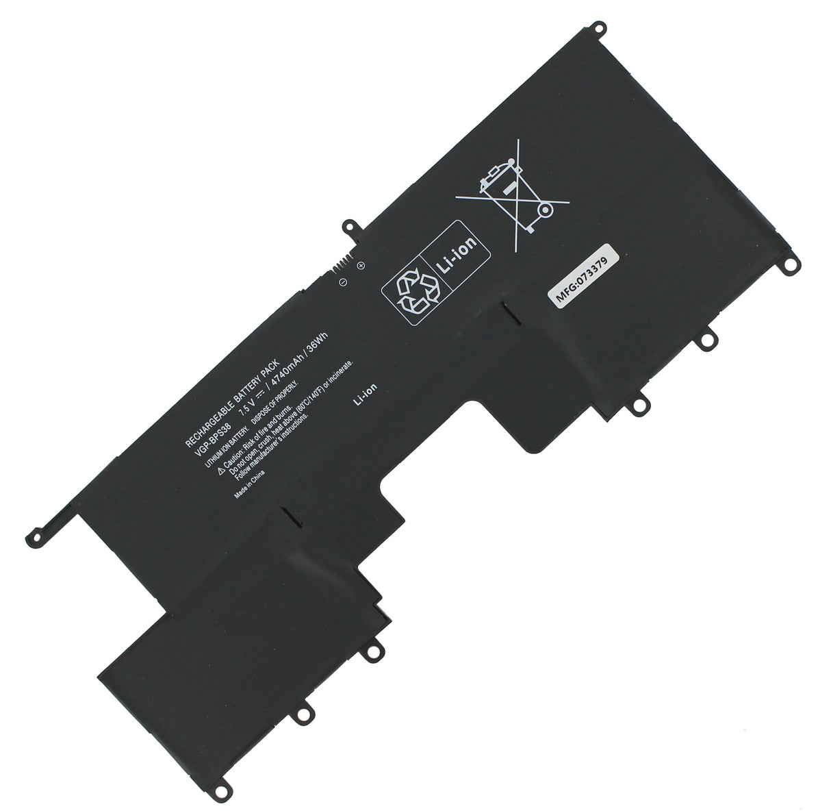 Udskiftning af bærbar batteri 4740mAh