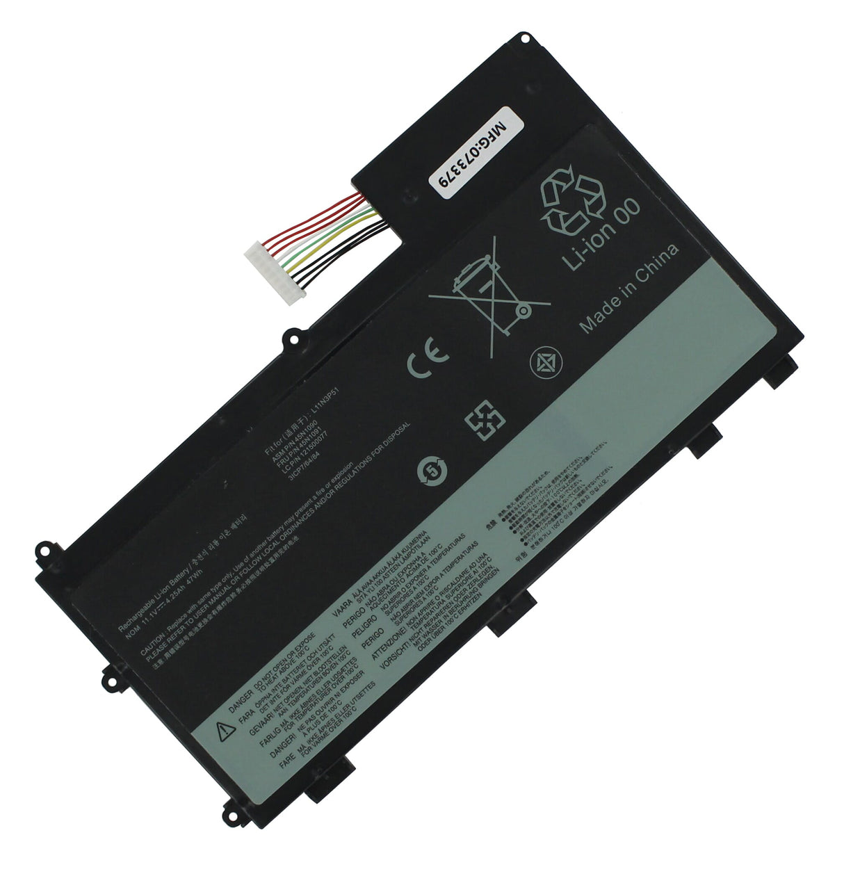 Udskiftning af bærbar batteri 4250mAh