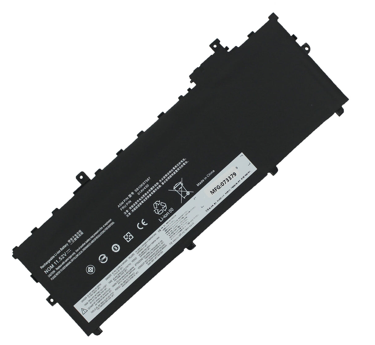Erstatningsbatteri til bærbar computer 4800mAh