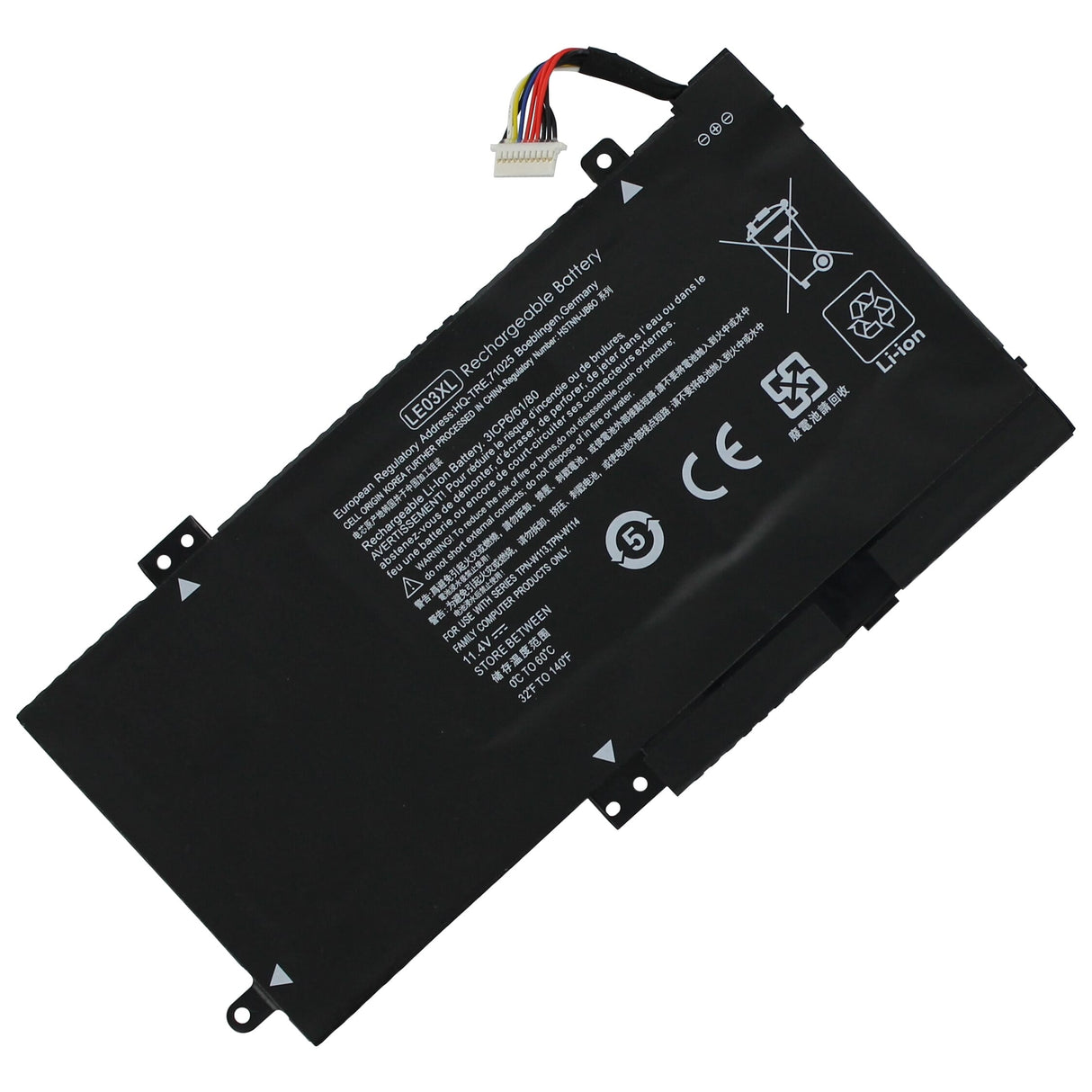 Udskiftning af bærbar batteri 3400mAh