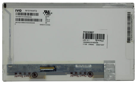 10,1 tommer LCD-skærm 1024x600 mat 40pin