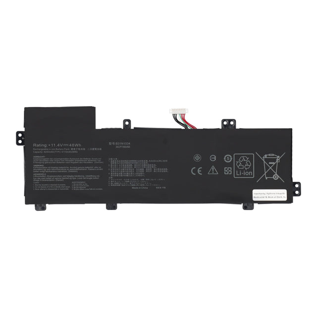 Reservedele laptop batteri 3950 mah