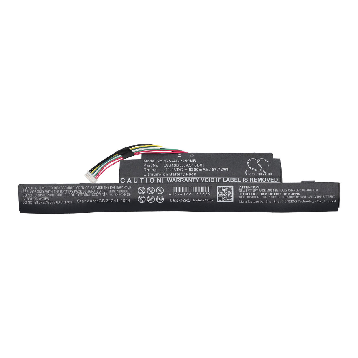 Laptop batteri 4400 mah