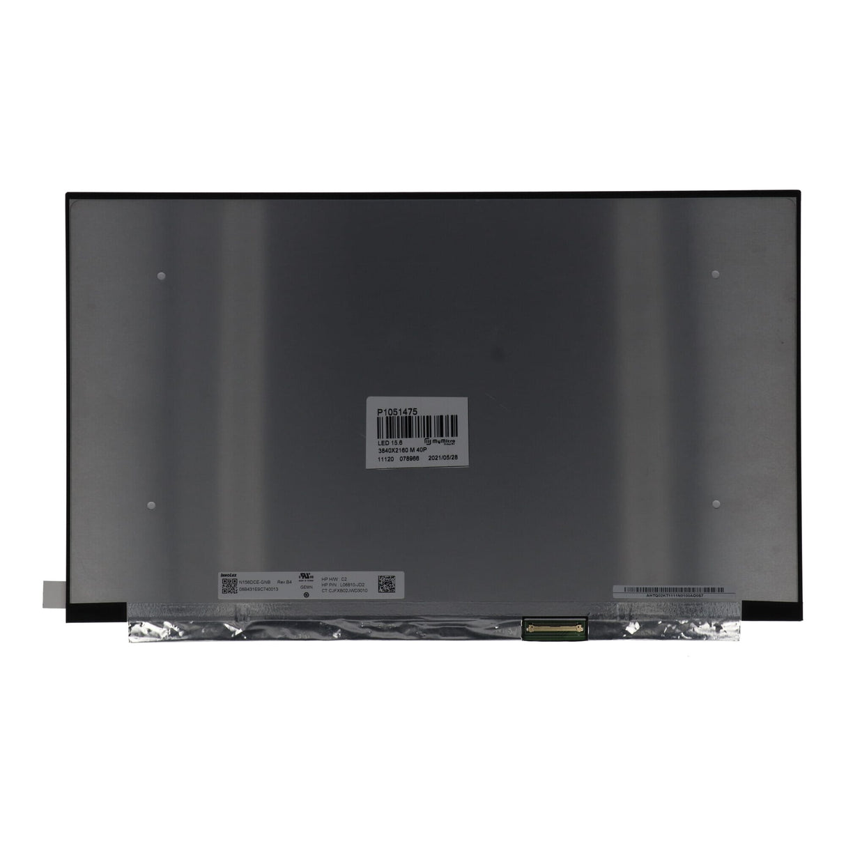15,6 tommer LCD-skærm 3840x2160 mat 40pin EDP, IPS