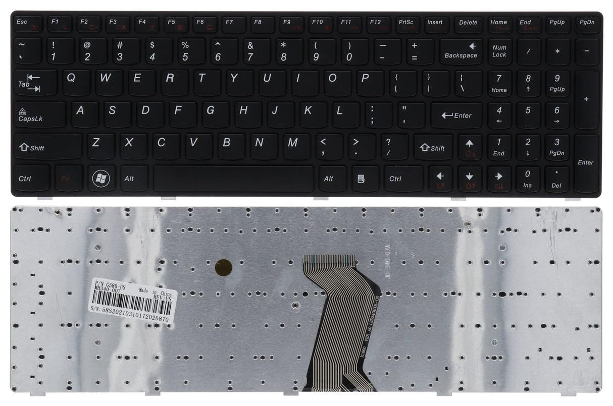 Udskiftning REPPAR LAPTOP Tastatur qwerty os til Lenovo