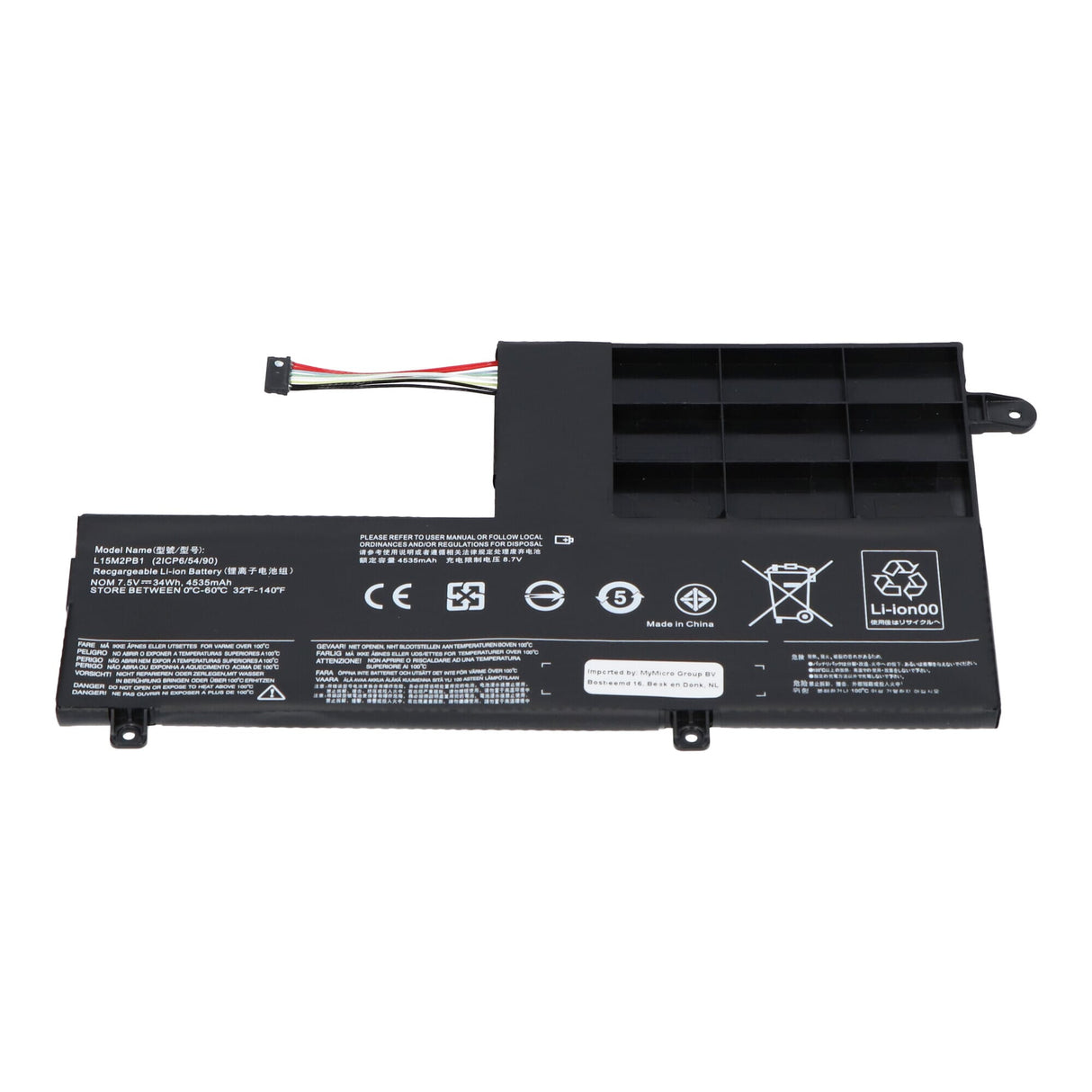 Udskiftning af bærbar batteri 4600 mAh