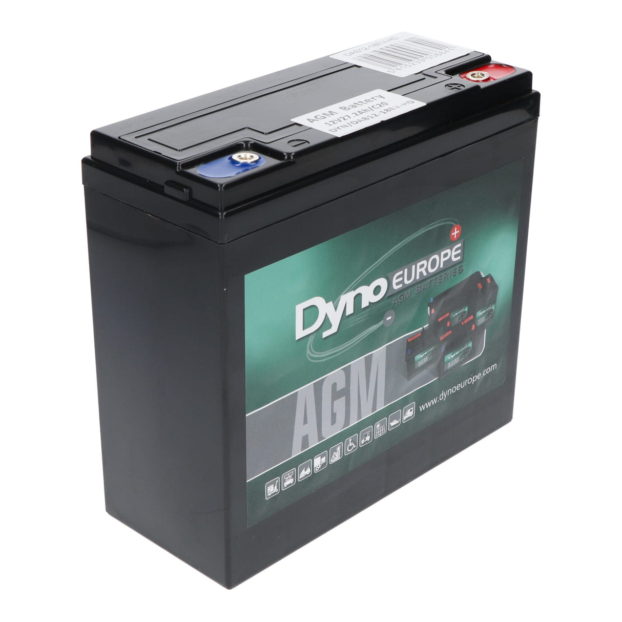 Dyno europe dyno blybatteri 12v 27,2ah