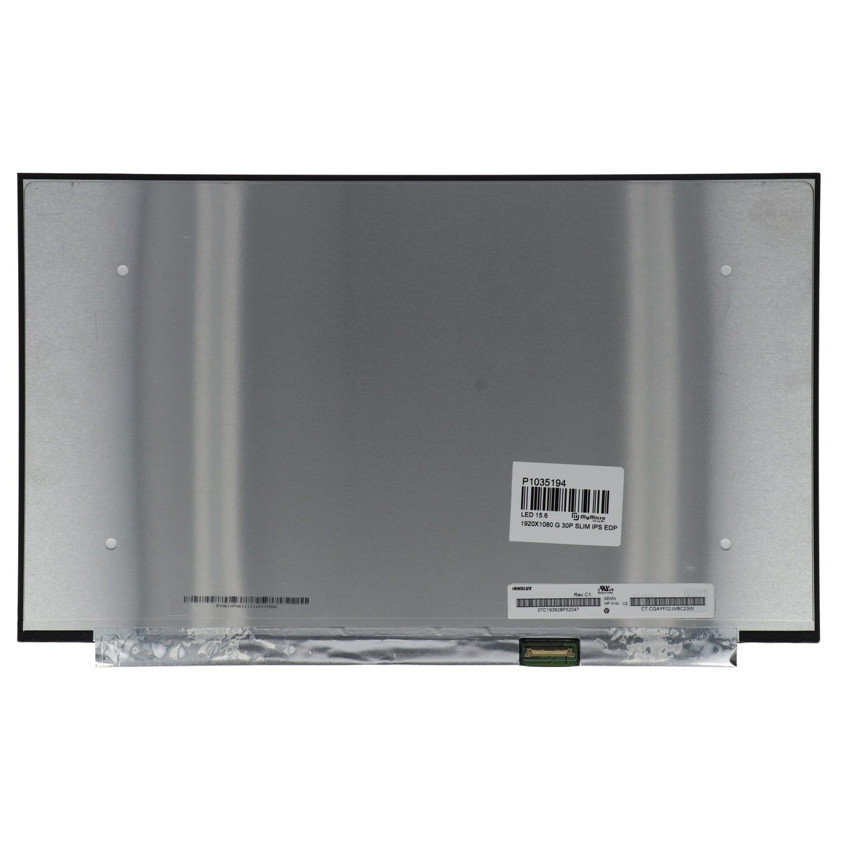 15,6 tommer LCD-skærm 1920x1080 glans 30pin EDP, IPS
