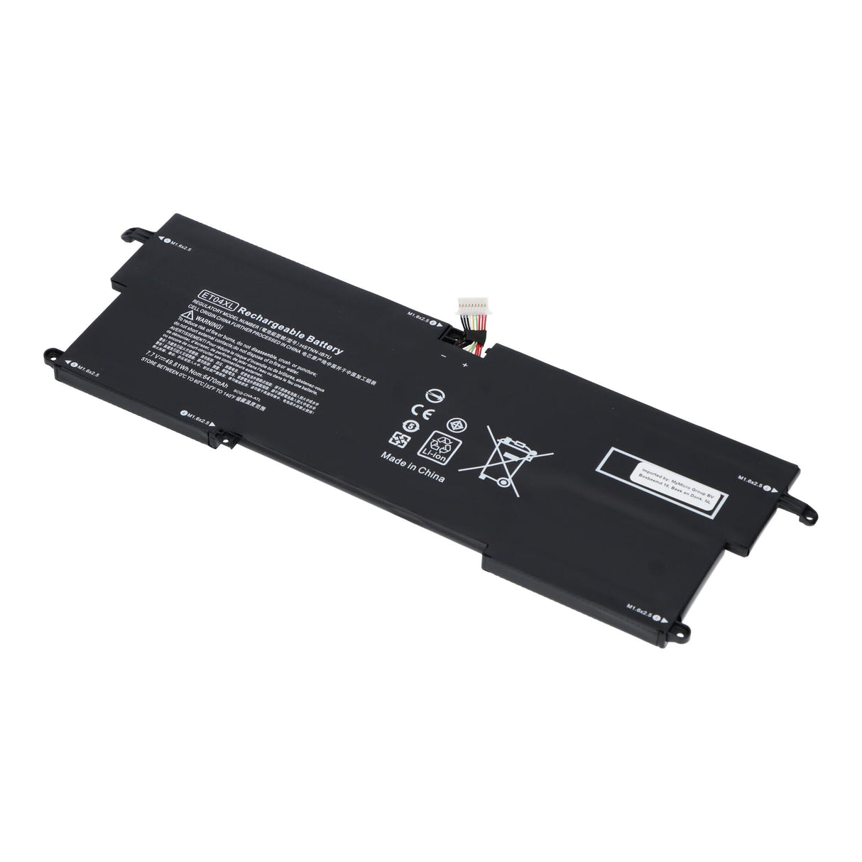 Udskiftning af bærbar batteri 6300 mAh