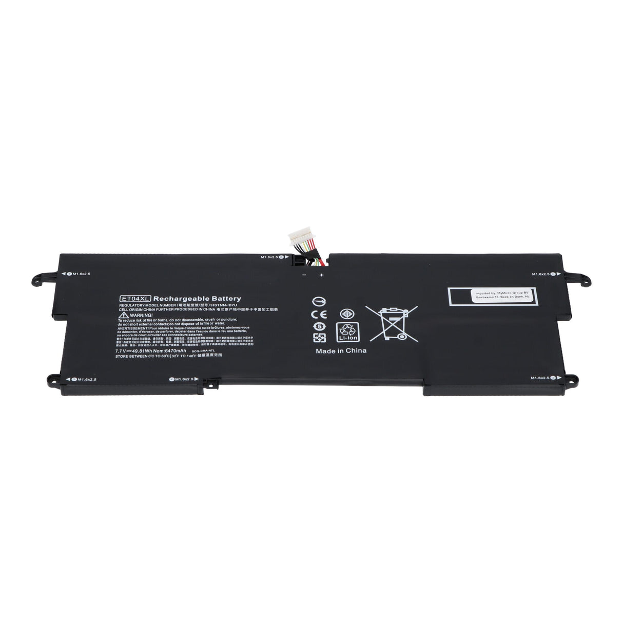 Udskiftning af bærbar batteri 6300 mAh