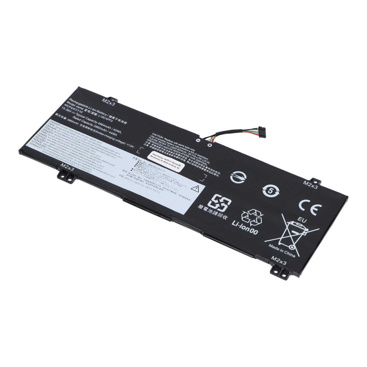 Udskiftning af bærbar batteri 2850 mAh