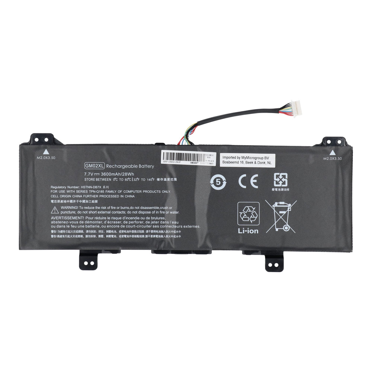Laptop batteri 3600 mah