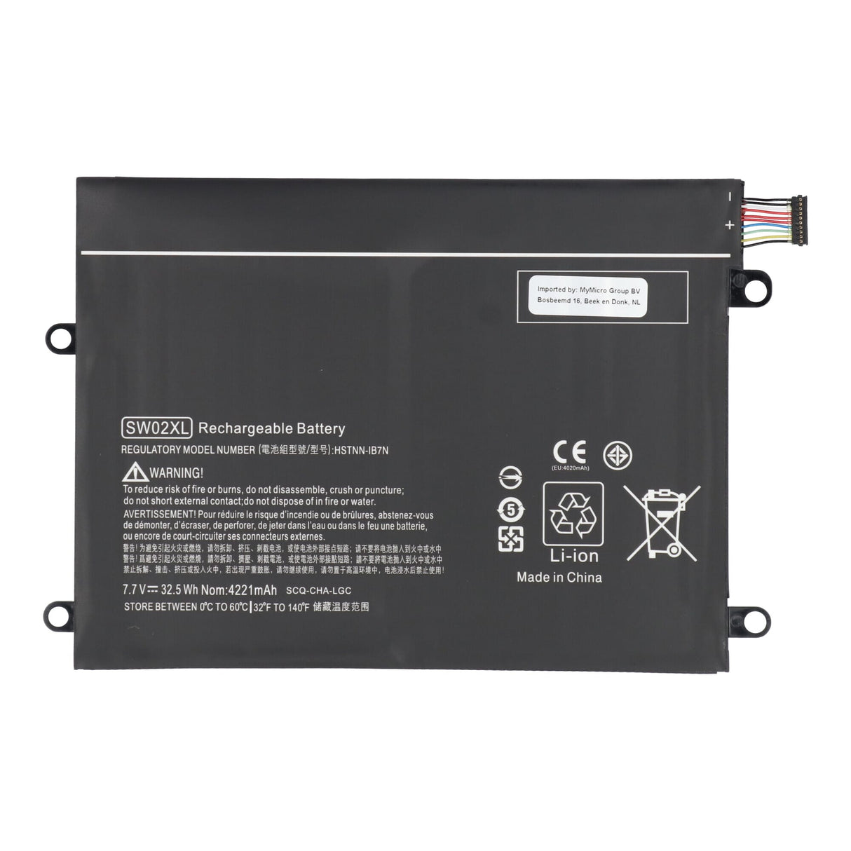Udskiftning af bærbar batteri 4200 mAh