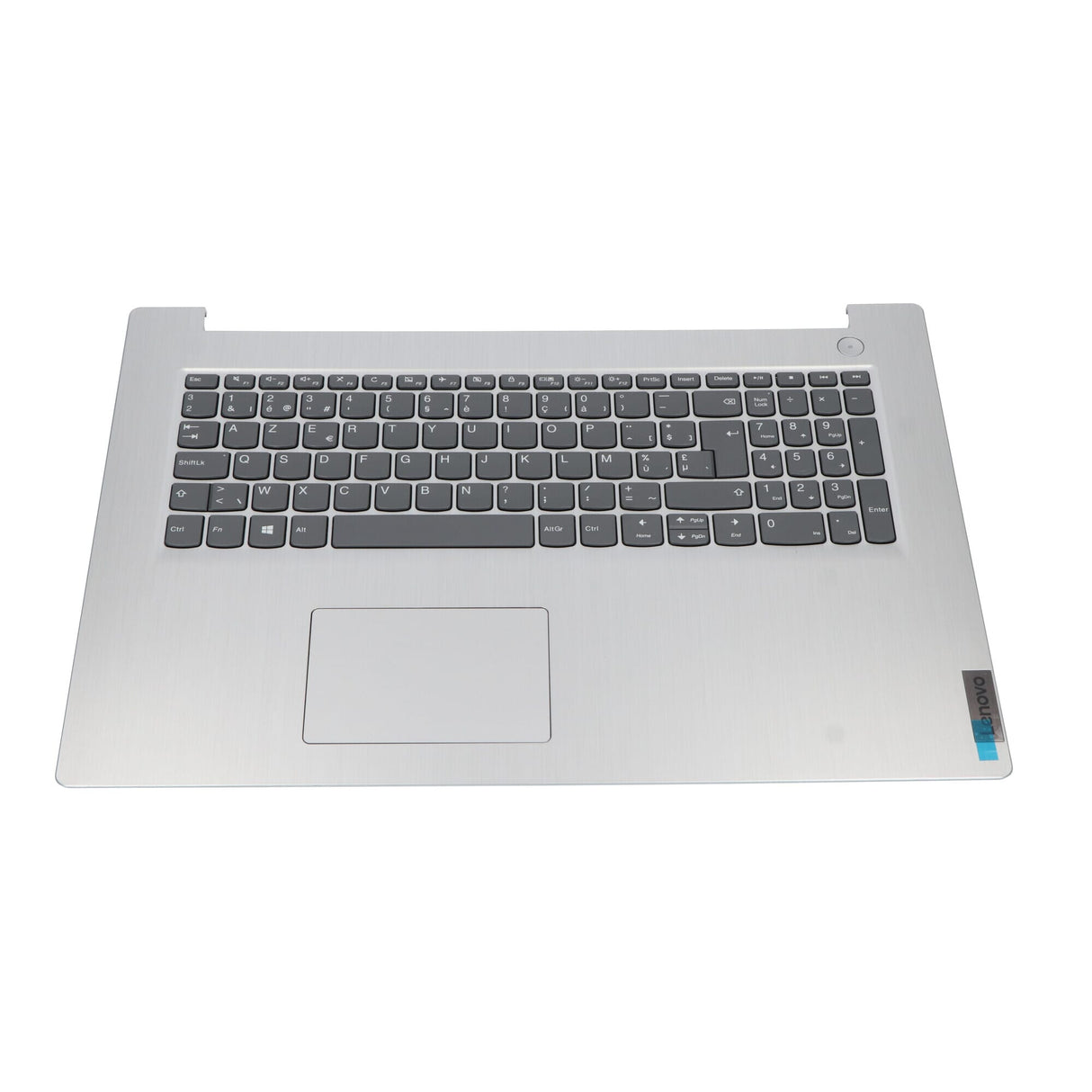 Lenovo bærbar tastatur Azerty Be + Top Cover - Grå