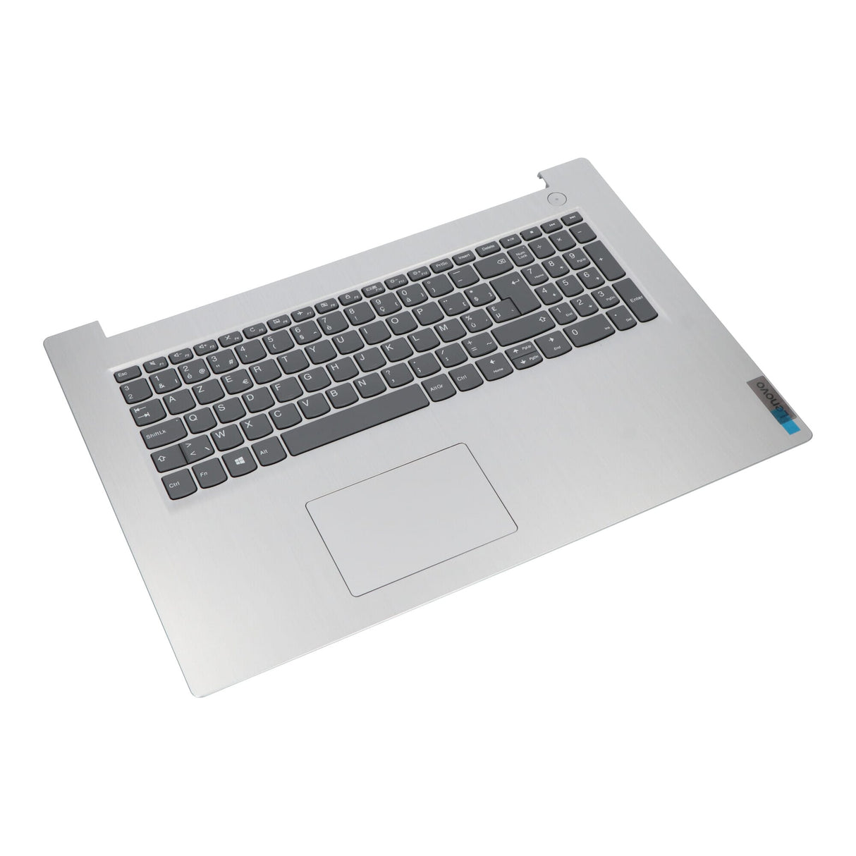 Lenovo bærbar tastatur Azerty Be + Top Cover - Grå
